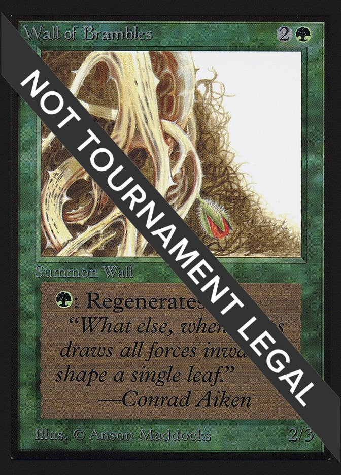 Image for Wall of Brambles (IE) [International Edition] - Magic: The Gathering