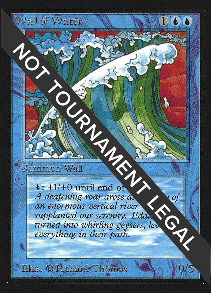 Image for Wall of Water (IE) [International Edition] - Magic: The Gathering