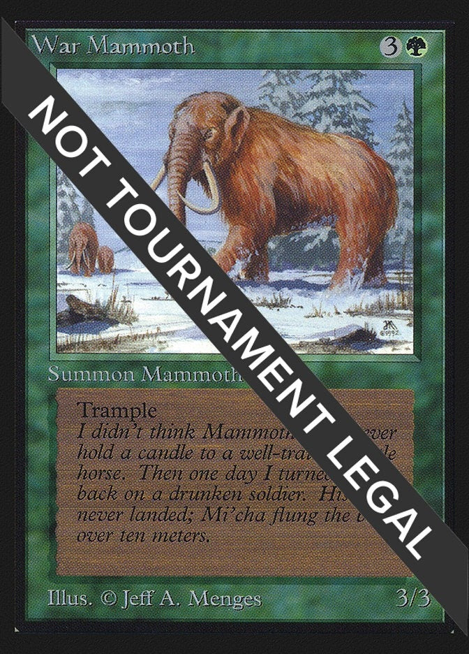 Image for War Mammoth (IE) [International Edition] - Magic: The Gathering