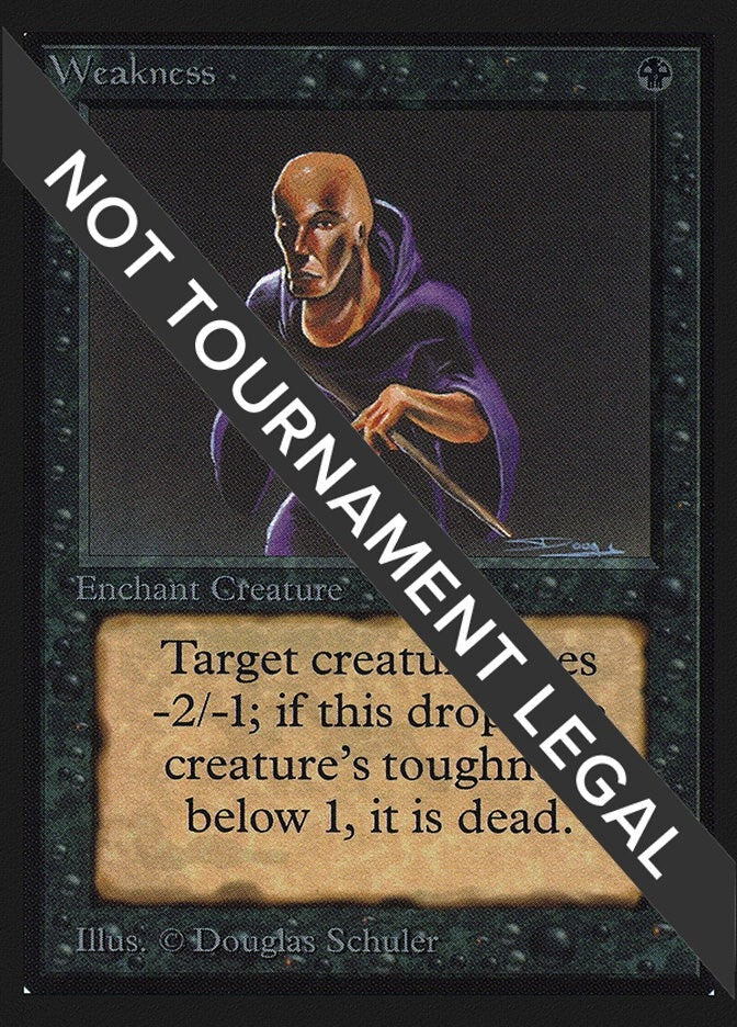 Image for Weakness (IE) [International Edition] - Magic: The Gathering