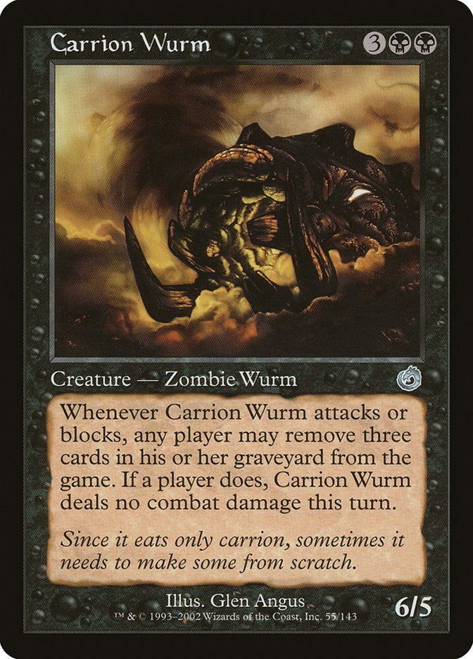 Image for Carrion Wurm (55) [Torment] - Magic: The Gathering