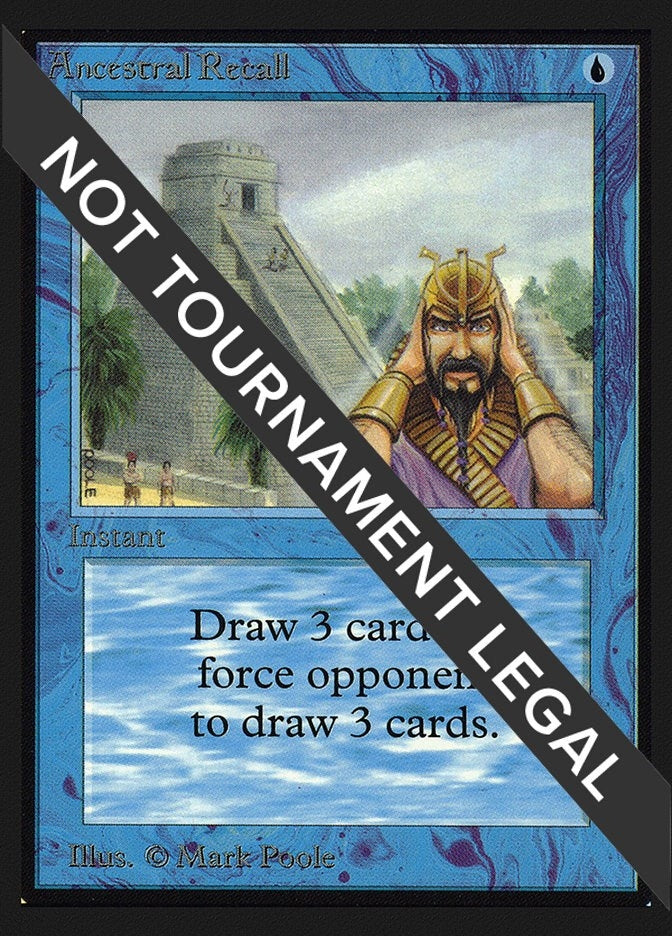 Image for Ancestral Recall (CE) [Collector's Edition] - Magic: The Gathering