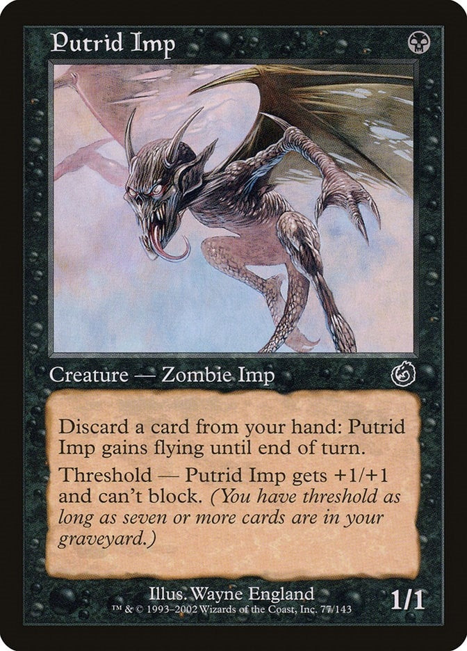 Image for Putrid Imp (77) [Torment] - Magic: The Gathering