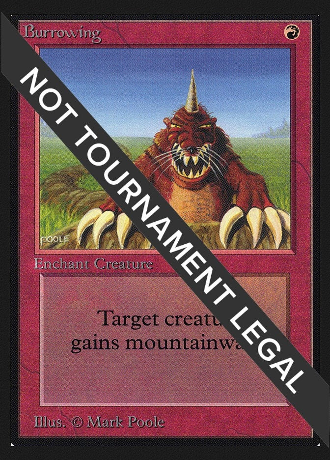 Image for Burrowing (CE) [Collector's Edition] - Magic: The Gathering