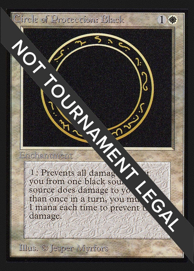 Image for Circle of Protection: Black (CE) [Collector's Edition] - Magic: The Gathering