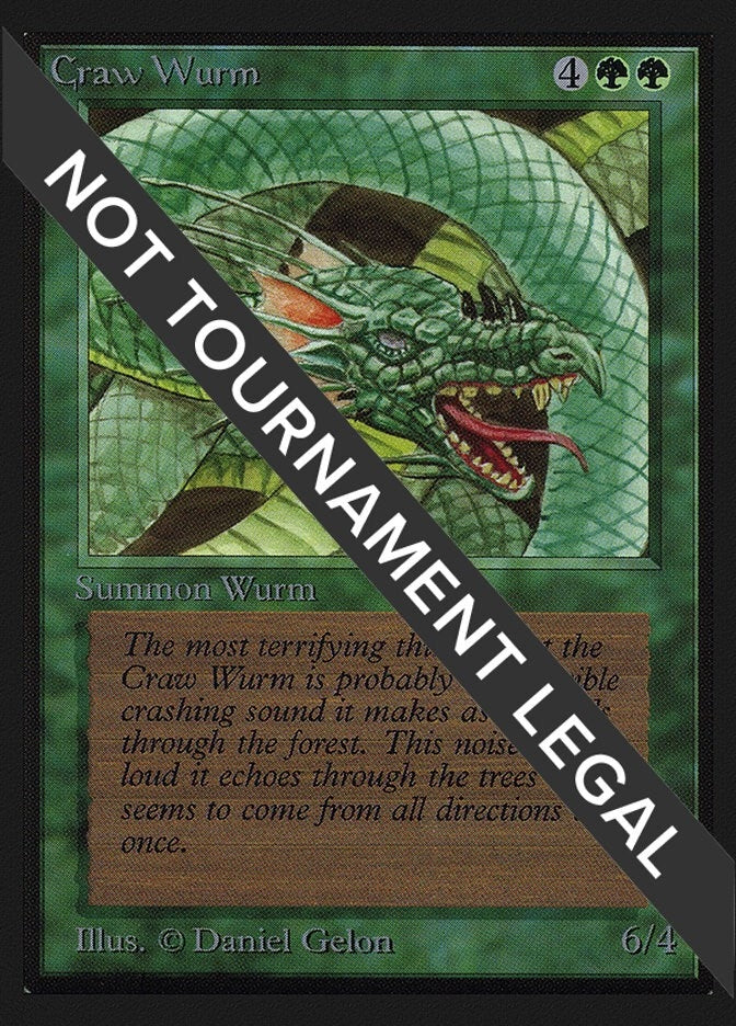 Image for Craw Wurm (CE) [Collector's Edition] - Magic: The Gathering