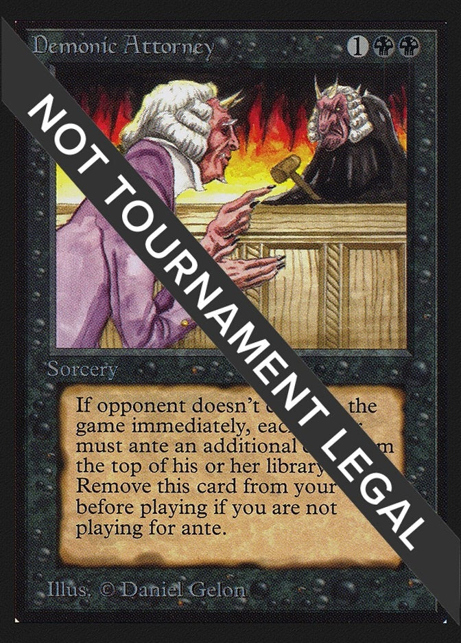 Image for Demonic Attorney (CE) [Collector's Edition] - Magic: The Gathering