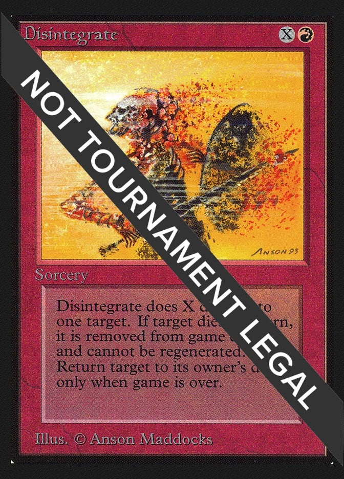Image for Disintegrate (CE) [Collector's Edition] - Magic: The Gathering