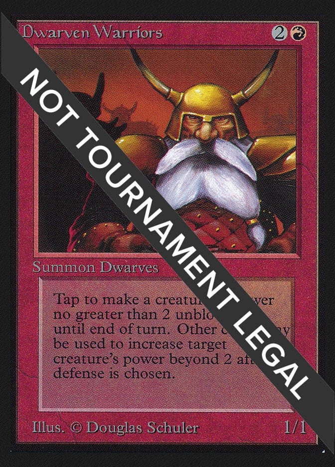 Image for Dwarven Warriors (CE) [Collector's Edition] - Magic: The Gathering