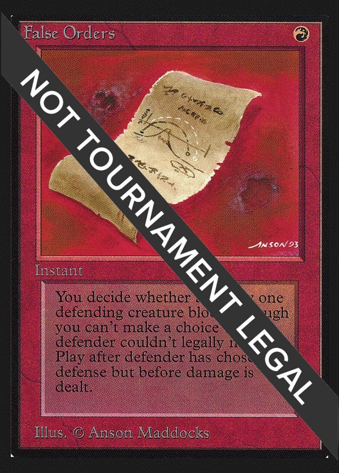 Image for False Orders (CE) [Collector's Edition] - Magic: The Gathering