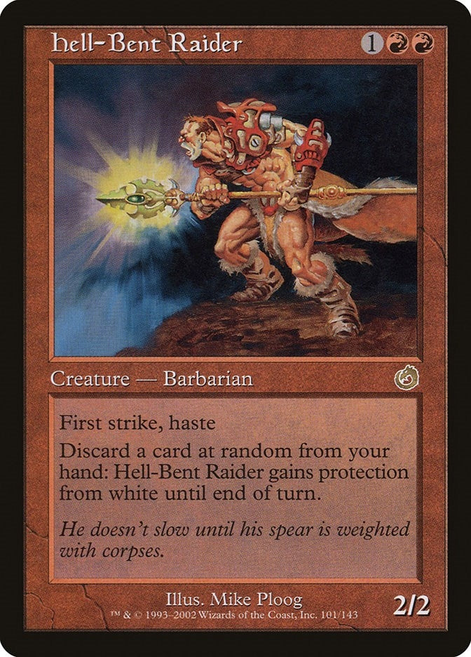 Image for Hell-Bent Raider (101) [Torment] - Magic: The Gathering