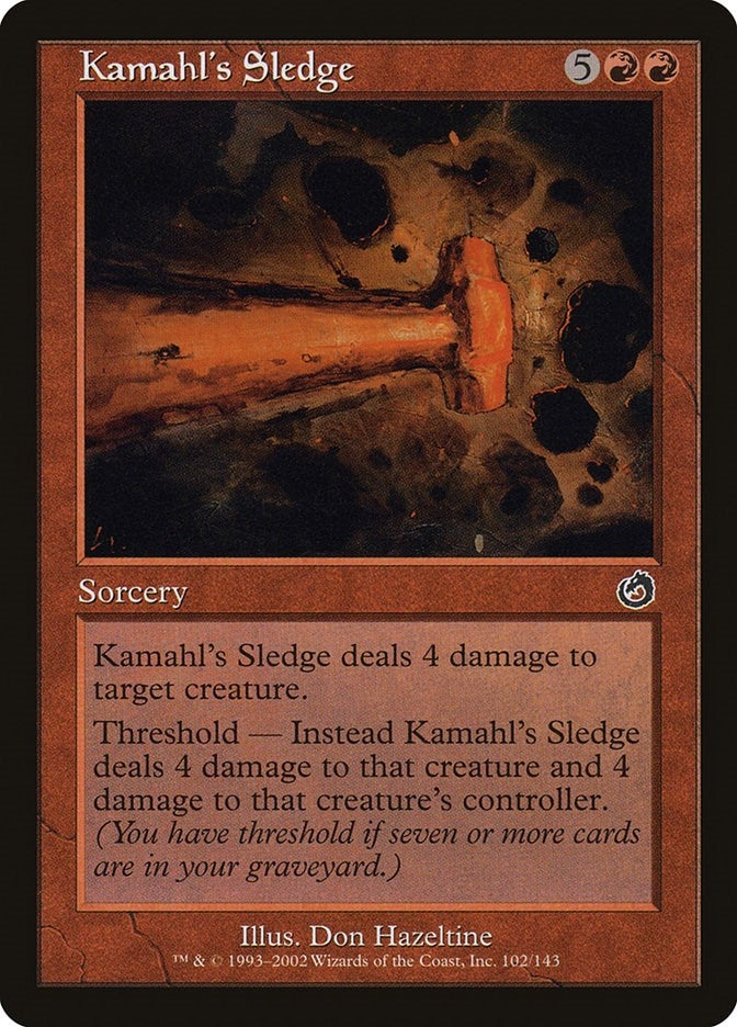Image for Kamahl's Sledge (102) [Torment] - Magic: The Gathering