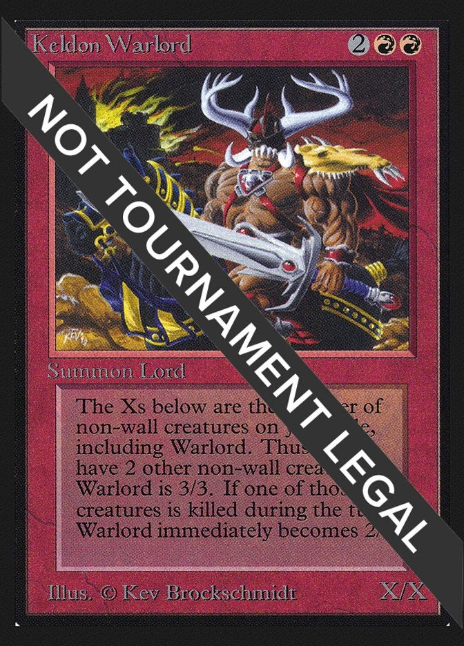 Image for Keldon Warlord (CE) [Collector's Edition] - Magic: The Gathering