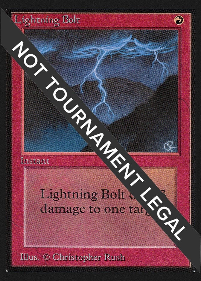 Image for Lightning Bolt (CE) [Collector's Edition] - Magic: The Gathering