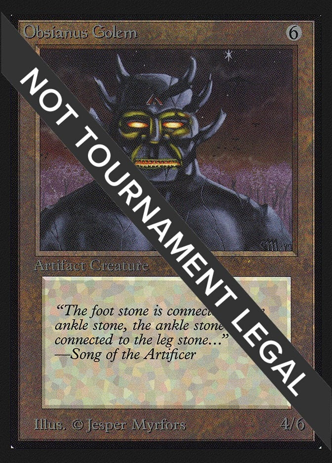 Image for Obsianus Golem (CE) [Collector's Edition] - Magic: The Gathering
