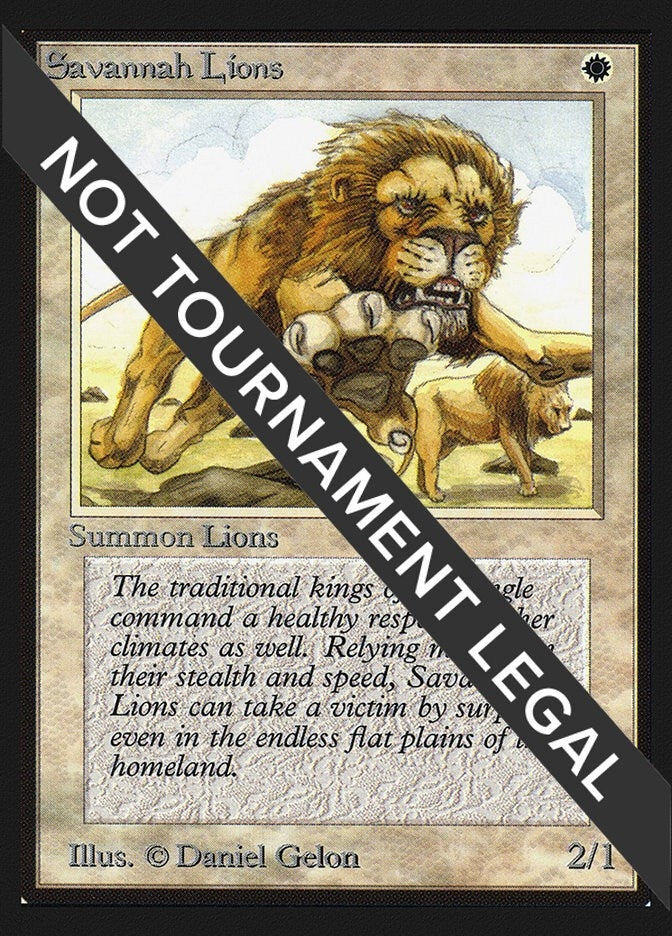Image for Savannah Lions (CE) [Collector's Edition] - Magic: The Gathering