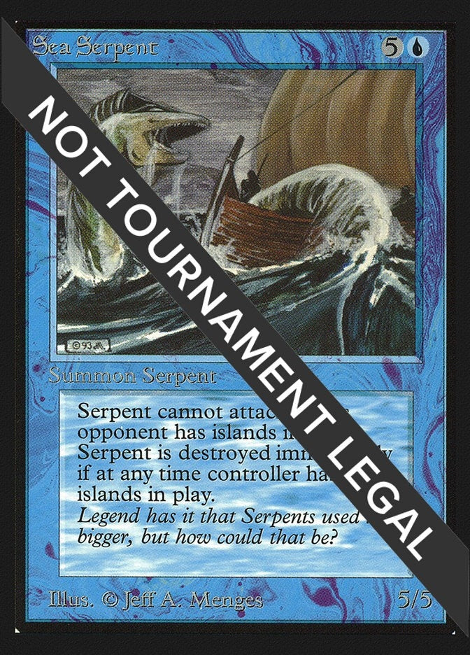 Image for Sea Serpent (CE) [Collector's Edition] - Magic: The Gathering