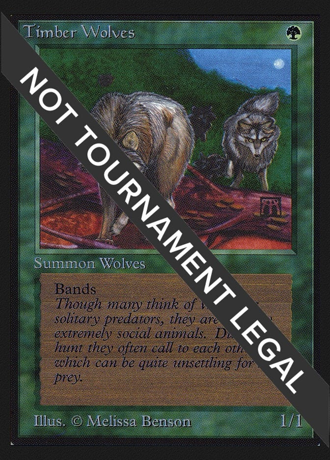 Image for Timber Wolves (CE) [Collector's Edition] - Magic: The Gathering