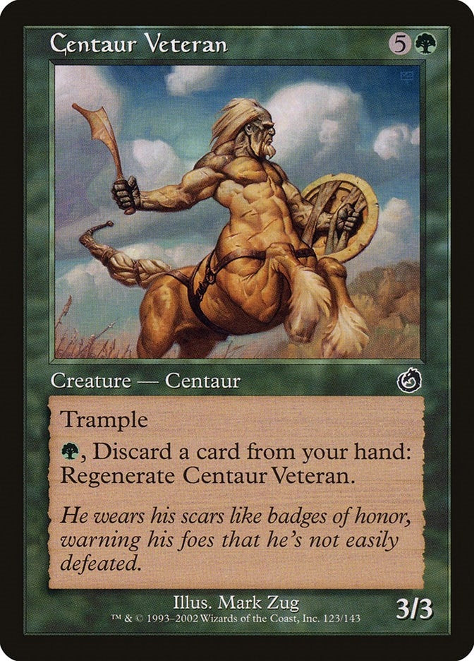 Image for Centaur Veteran (123) [Torment] - Magic: The Gathering