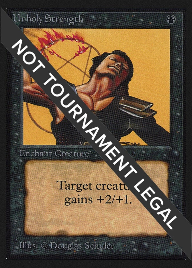 Image for Unholy Strength (CE) [Collector's Edition] - Magic: The Gathering