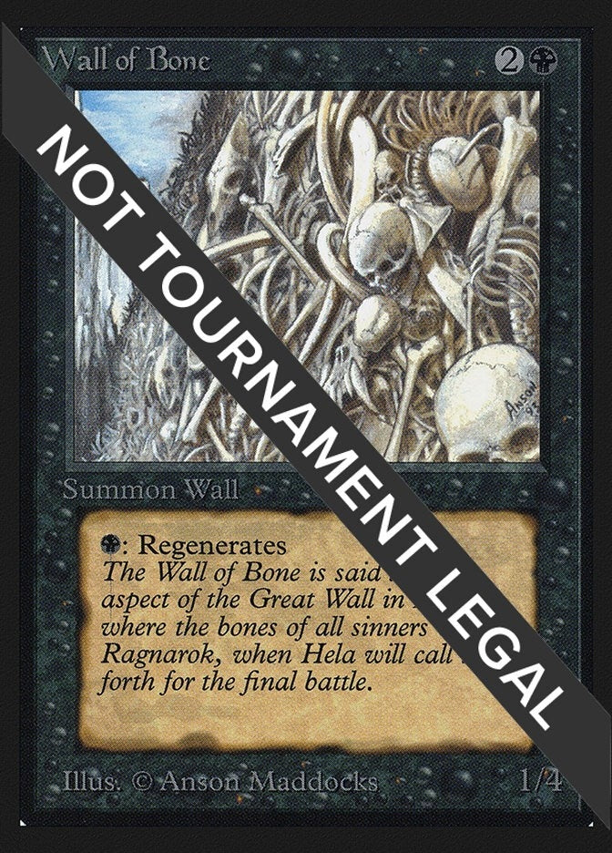 Image for Wall of Bone (CE) [Collector's Edition] - Magic: The Gathering