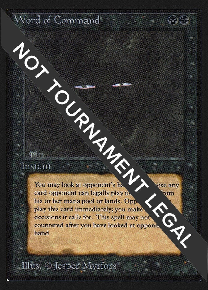 Image for Word of Command (CE) [Collector's Edition] - Magic: The Gathering