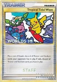 Image for Tropical Tidal Wave - HGSS18 (Worlds 10) [Staff] (HGSS18) [HGSS Promos] - Pokemon