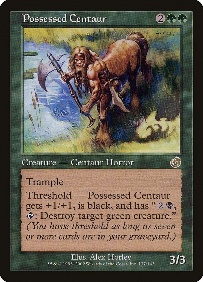 Image for Possessed Centaur (137) [Torment] - Magic: The Gathering