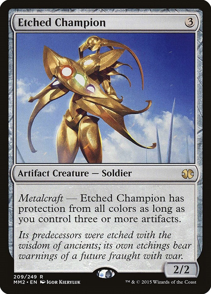 Image for Etched Champion (209) [Modern Masters 2015] - Magic: The Gathering