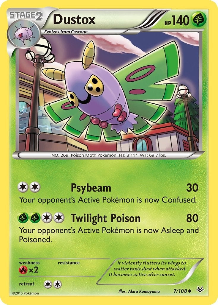 Image for Dustox (7) (7/108) [XY - Roaring Skies] - Pokemon