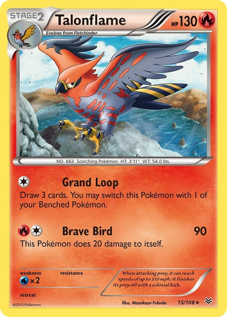 Image for Talonflame (15/108) [XY - Roaring Skies] - Pokemon