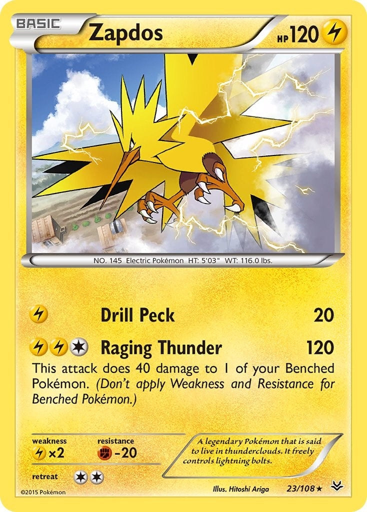 Image for Zapdos (23/108) [XY - Roaring Skies] - Pokemon