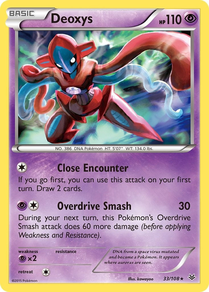 Image for Deoxys (33/108) [XY - Roaring Skies] - Pokemon