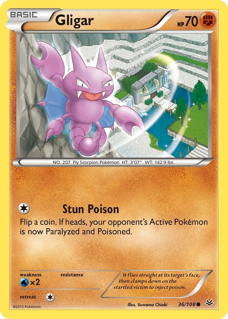 Image for Gligar (36/108) [XY - Roaring Skies] - Pokemon