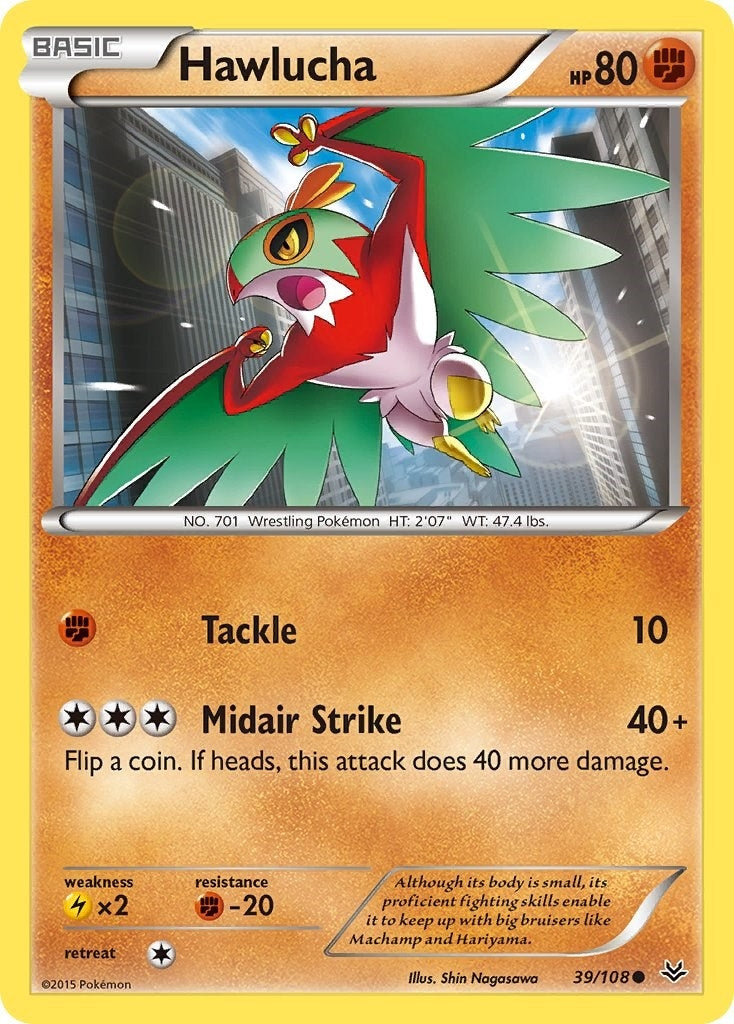 Image for Hawlucha (39/108) [XY - Roaring Skies] - Pokemon