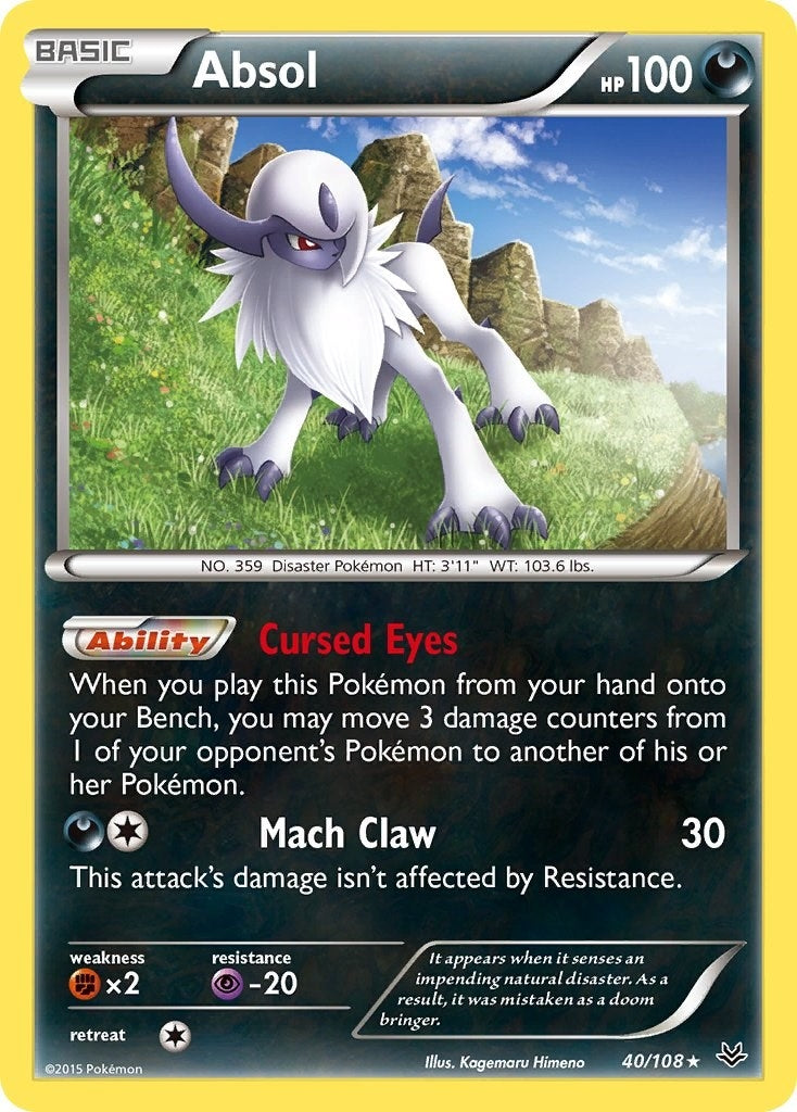 Image for Absol (40/108) [XY - Roaring Skies] - Pokemon