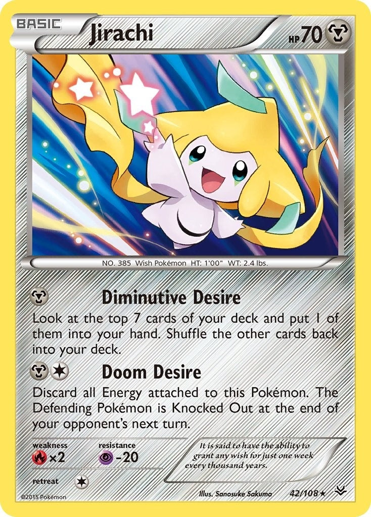 Image for Jirachi (42/108) [XY - Roaring Skies] - Pokemon