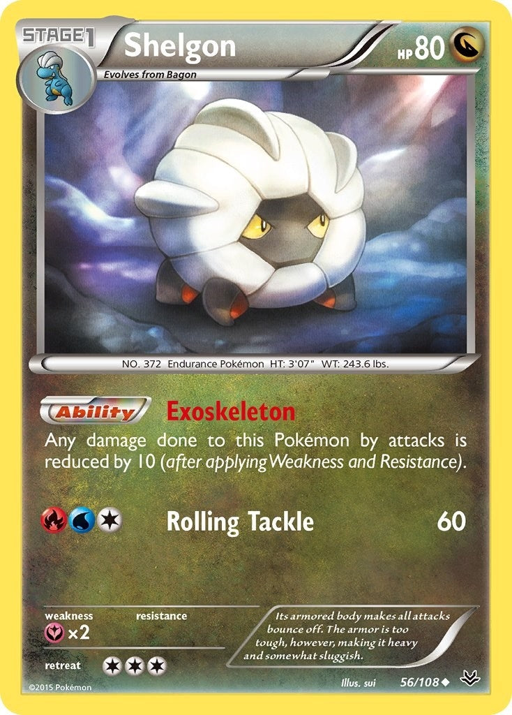 Image for Shelgon (56/108) [XY - Roaring Skies] - Pokemon