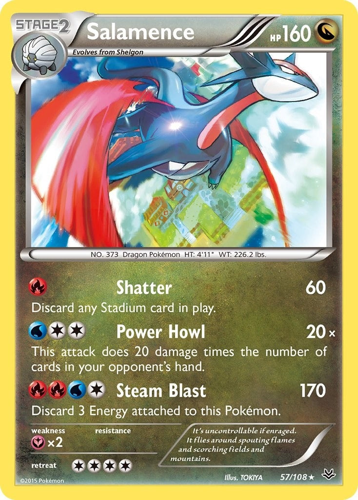 Image for Salamence (57/108) [XY - Roaring Skies] - Pokemon
