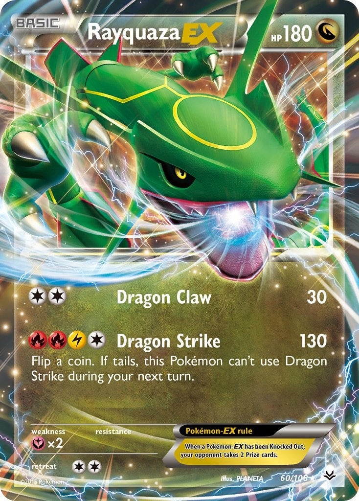 Image for Rayquaza EX (60) (60/108) [XY - Roaring Skies] - Pokemon