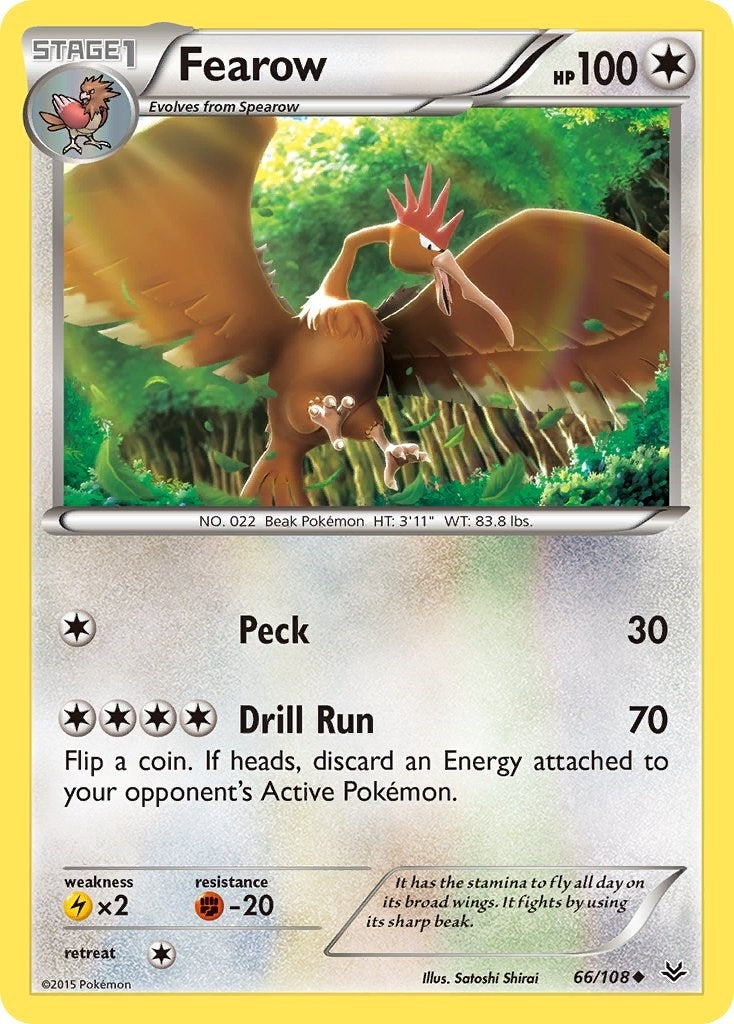 Image for Fearow (66/108) [XY - Roaring Skies] - Pokemon