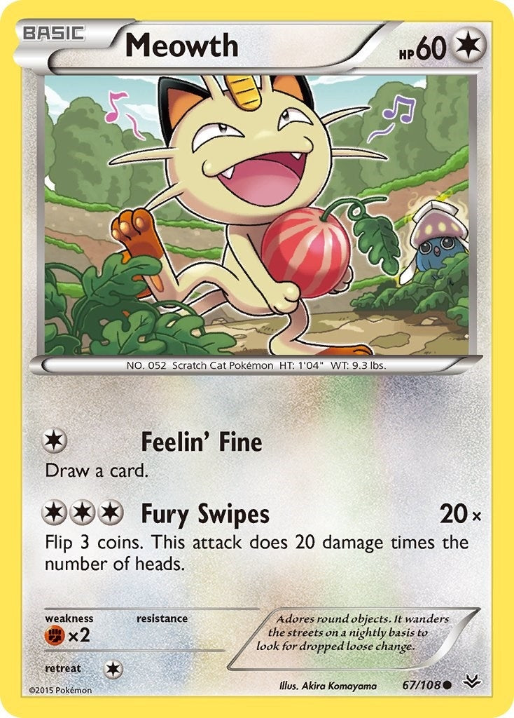 Image for Meowth (67/108) [XY - Roaring Skies] - Pokemon