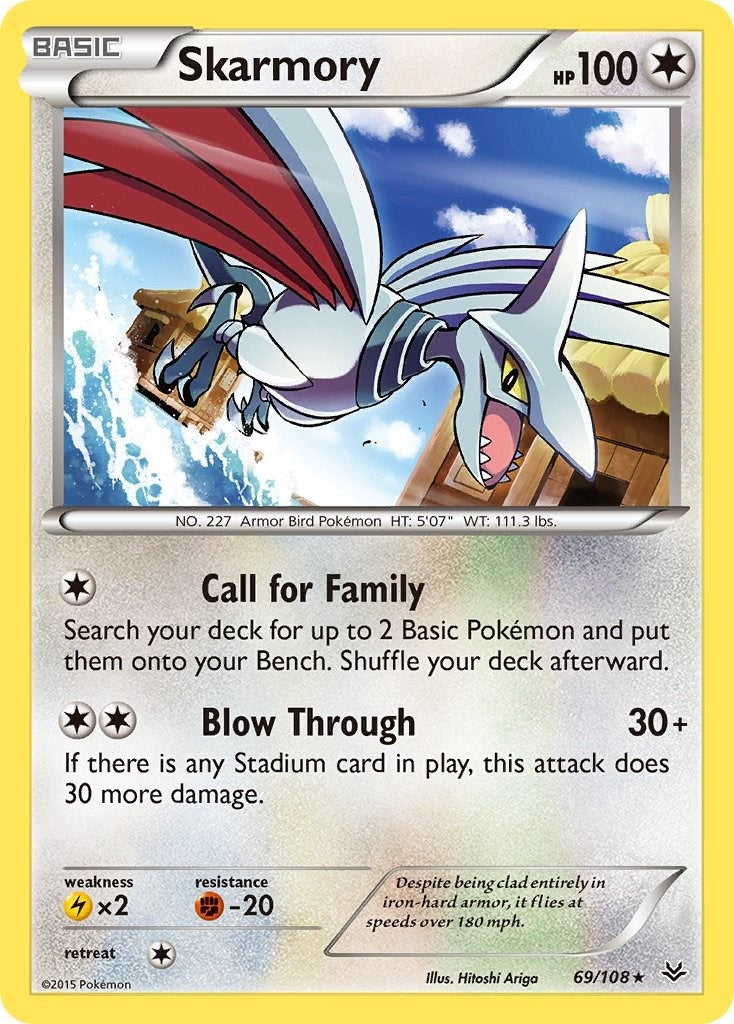Image for Skarmory (69/108) [XY - Roaring Skies] - Pokemon