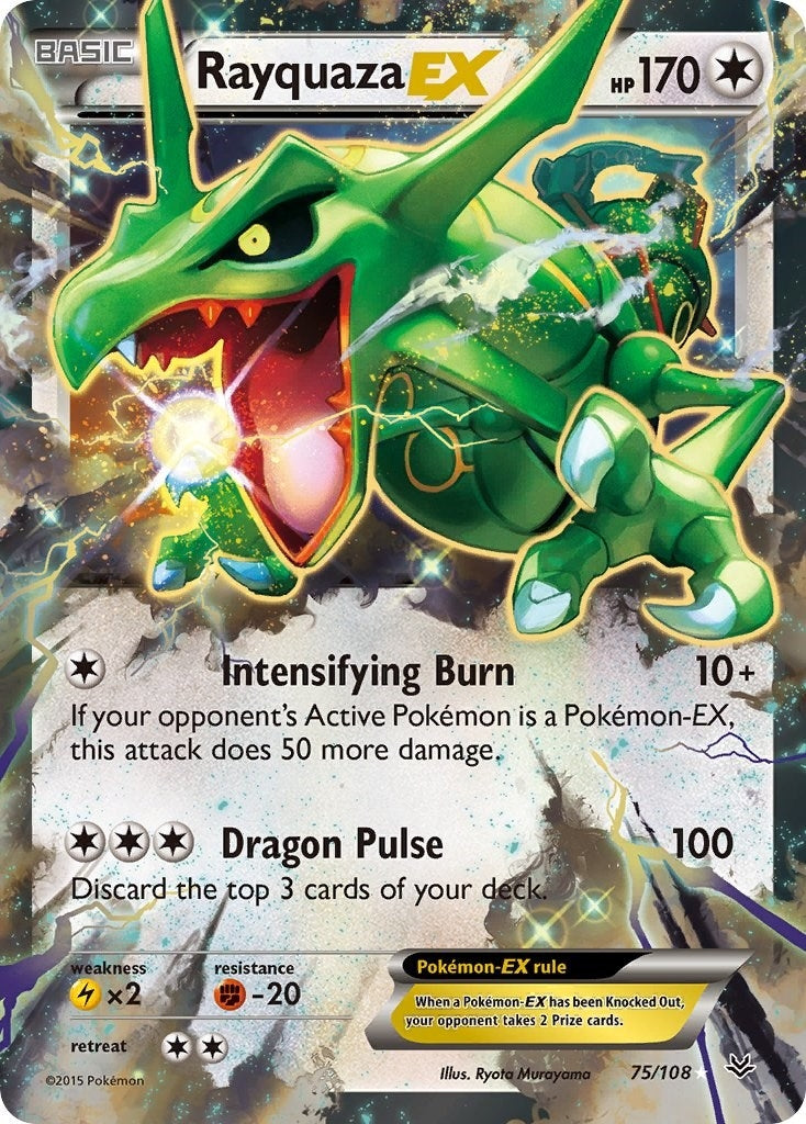 Image for Rayquaza EX (75) (75/108) [XY - Roaring Skies] - Pokemon