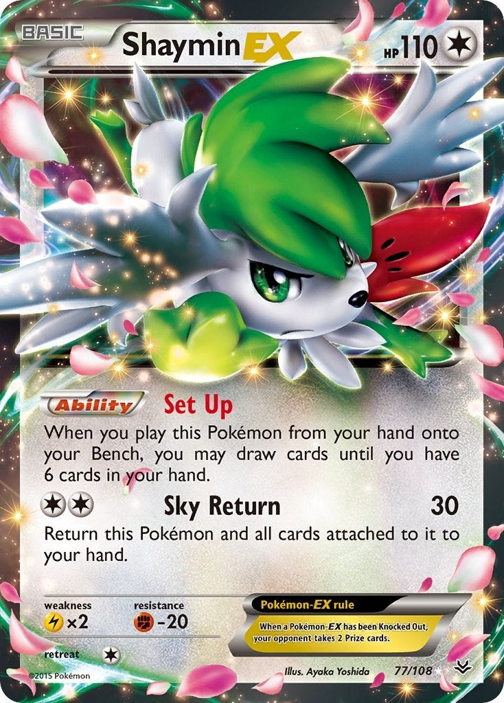 Image for Shaymin EX (77/108) [XY - Roaring Skies] - Pokemon