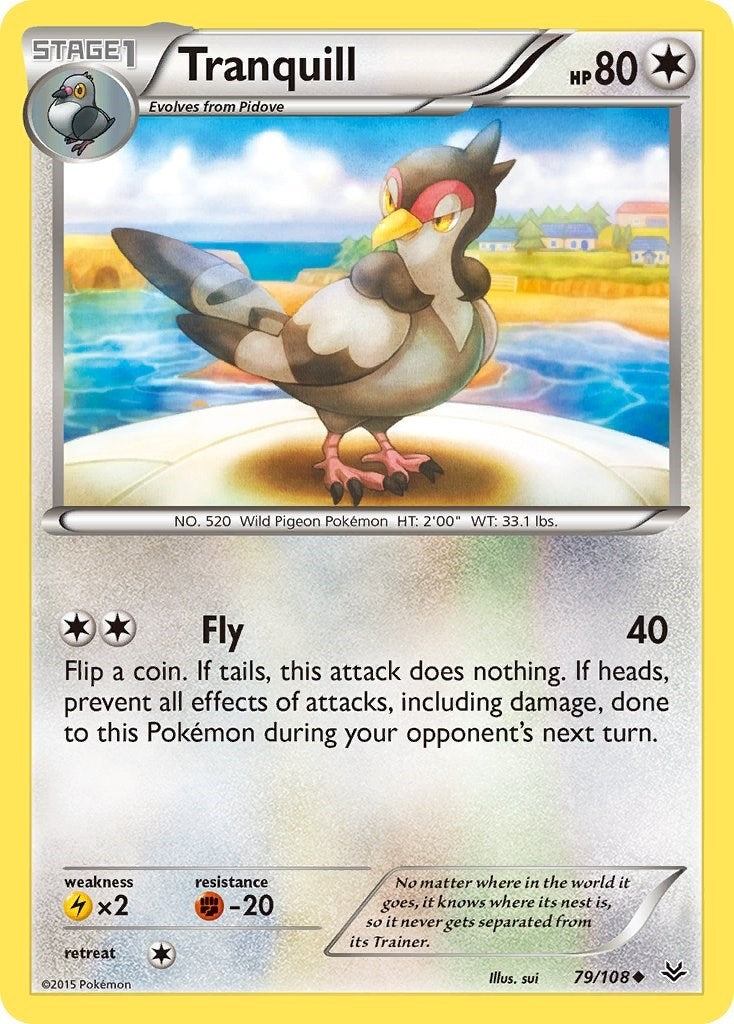 Image for Tranquill (79/108) [XY - Roaring Skies] - Pokemon
