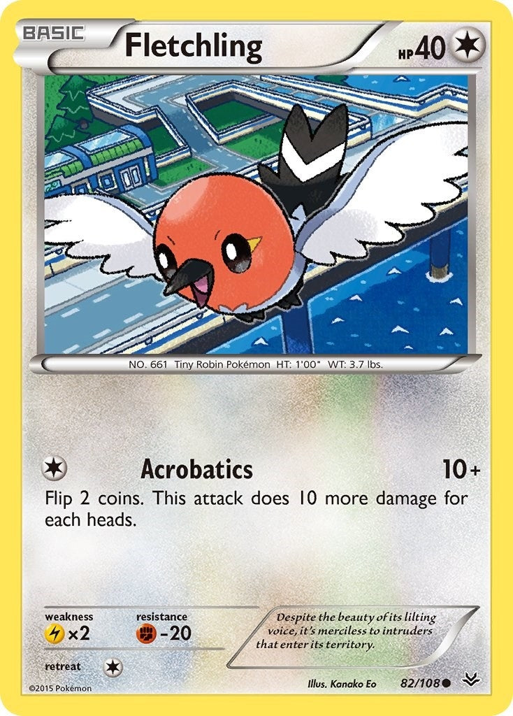 Image for Fletchling (82/108) [XY - Roaring Skies] - Pokemon