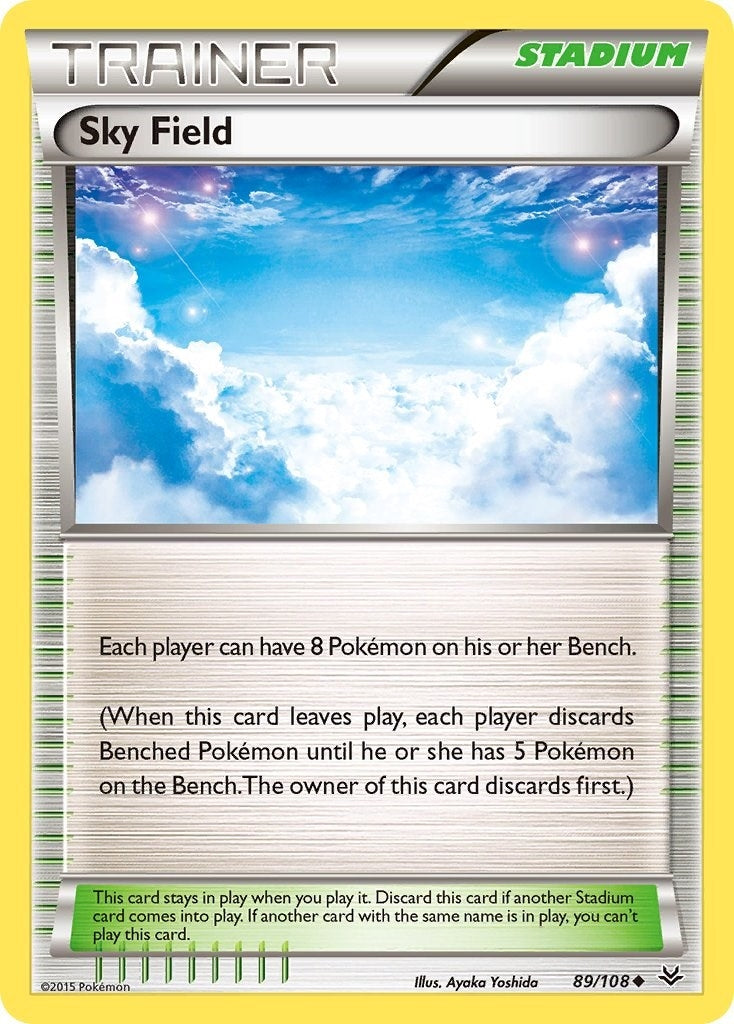 Image for Sky Field (89/108) [XY - Roaring Skies] - Pokemon