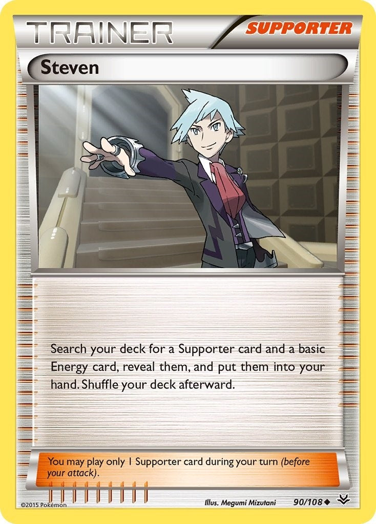 Image for Steven (90/108) [XY - Roaring Skies] - Pokemon