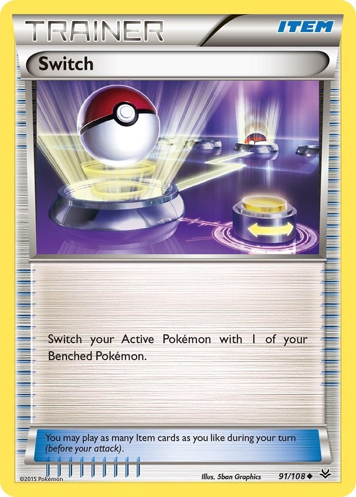 Image for Switch (91/108) [XY - Roaring Skies] - Pokemon